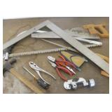 Saws, Hammer, Pliers, Square & More
