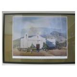 37 X 25 David Vega Chavez Pen Signed Print