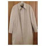 London Fog Zip Out Fur Lining Coat