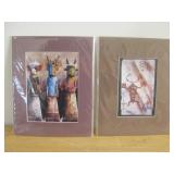 Two 8 X 10 Matted Southwest Prints