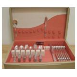 WM Rogers & Sons Victorian Rose Silver Plate Set