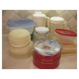 Assorted Storage Containers and Pitchers