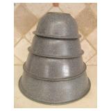 Pyrex Grey Speckled Mixing Bowl Set