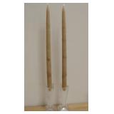 Pair Of 6'Lead Crystal Candle Holders - Austria