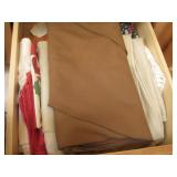 Contents of Linen Drawer Tablecloths, Napkins
