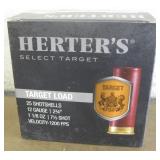 Herter's Target Load 12 Gauge Shells -25 Count Box