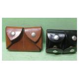Two Leather Ammunition Pouches