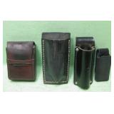 Four Assorted Leather Pouches