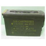 200 Cartridge Metal Ammunition Can