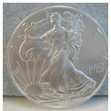 2018 American Eagle Silver Dollar With COA