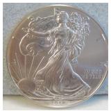 2017 American Eagle Silver Dollar With COA