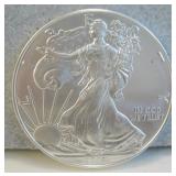 2018 American Eagle Silver Dollar With COA