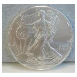 2017 American Eagle Silver Dollar With COA