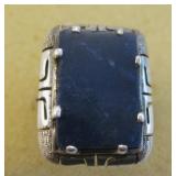 Lapis Sterling Silver Ring - Hallmarked