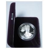 1992 American Silver Eagle Dollar Coin - See Info