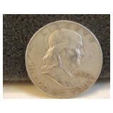 1960-D Ben Franklin Silver Half Dollar