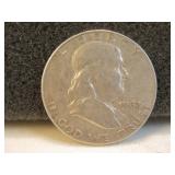 1962-D Ben Franklin Silver Half Dollar