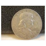 1963-D Ben Franklin Silver Half Dollar