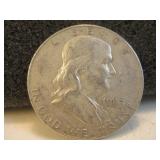 1963-D Ben Franklin Silver Half Dollar
