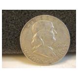 1962-D Ben Franklin Silver Half Dollar