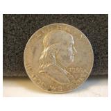 1963-D Ben Franklin Silver Half Dollar