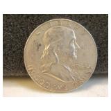 1962-D Ben Franklin Silver Half Dollar