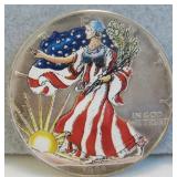 1999 Colorized Silver American Eagle