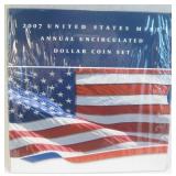 2007 United States Mint Dollar Coin Set