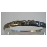 Sterling Silver Bangle Bracelet - Hallmarked