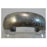 Sterling Silver Cuff Bracelet - Hallmarked