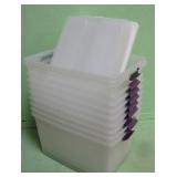 9 Latching Top 66 Qt. Storage Containers