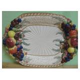 Fitz And Floyd Classics Glazed Ceramic Dish