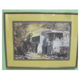 16 X 12 Pencil Signed Jimmy Whitlow Framed Print