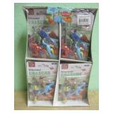 Sealed Box Of 12 Packages Of Dinosaur Erasers