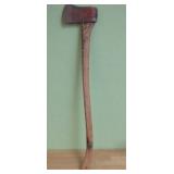 36' Wood Handle Single Bit Axe