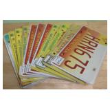 Eleven Assorted New Mexico License Plates