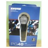 NIB Shure PG48-XLR Vocal Microphone