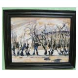 17 X 14 Signed Edna Casman Framed Painting