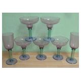 Plastic Margarita & Wine Glasses