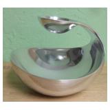 2011 Nambe Wei Young MTO369 Chip & Dip Bowl