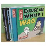 Five Scott Adams Dilbert Paperback Books