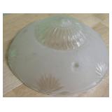 Vintage Frosted Glass Ceiling Light Cover