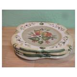 Four Pamela Gladding La Toscana Plates