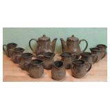 Two Pitchers & Eleven Creamers - Tuxton China