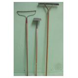 Lawn Rake, Hoe & Thatch Rake