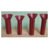 Four Coin Sorter Tubes