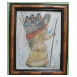 13 X 16 Framed De Grazia Print