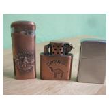 Three Vintage Lighters - See Info