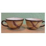 Two Vintage Ironware Cups