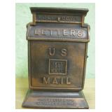 Vintage Metal Advertising Mail Box